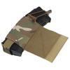 Cummerbund Side 5.56 Mag Holder Radio Pouch with Hook and Loop Tactical Magazine Expander Wing Holster for Chest Rig Vest 2 pcs view 3