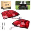 10L0L Golf Cart Tail Lights for Club Car Precedent 2004-Up and Tempo 2018-Up Models - Replacement Taillight Driver and Passenger Rear Lights 12V with 3 Pin Molex Quick Connector Wired view 1