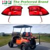 10L0L Golf Cart Tail Lights for Club Car Precedent 2004-Up and Tempo 2018-Up Models - Replacement Taillight Driver and Passenger Rear Lights 12V with 3 Pin Molex Quick Connector Wired view 2