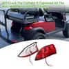 10L0L Golf Cart Tail Lights for Club Car Precedent 2004-Up and Tempo 2018-Up Models - Replacement Taillight Driver and Passenger Rear Lights 12V with 3 Pin Molex Quick Connector Wired view 3