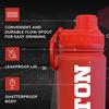 Campus Colors NCAA Stainless Steel Water Bottle - Twist on cap - 24 oz - Carry Clip - Keeps Your Drinks Hot or Cold for Hours (Dayton Flyers - Red) view 4