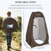 Your Choice Pop Up Privacy Shower Tent - Portable Changing Tent for Camping, Beach & Hiking - 6.2FT Lightweight with Carry Bag, Quick Setup & Full Coverage - Brown view 2