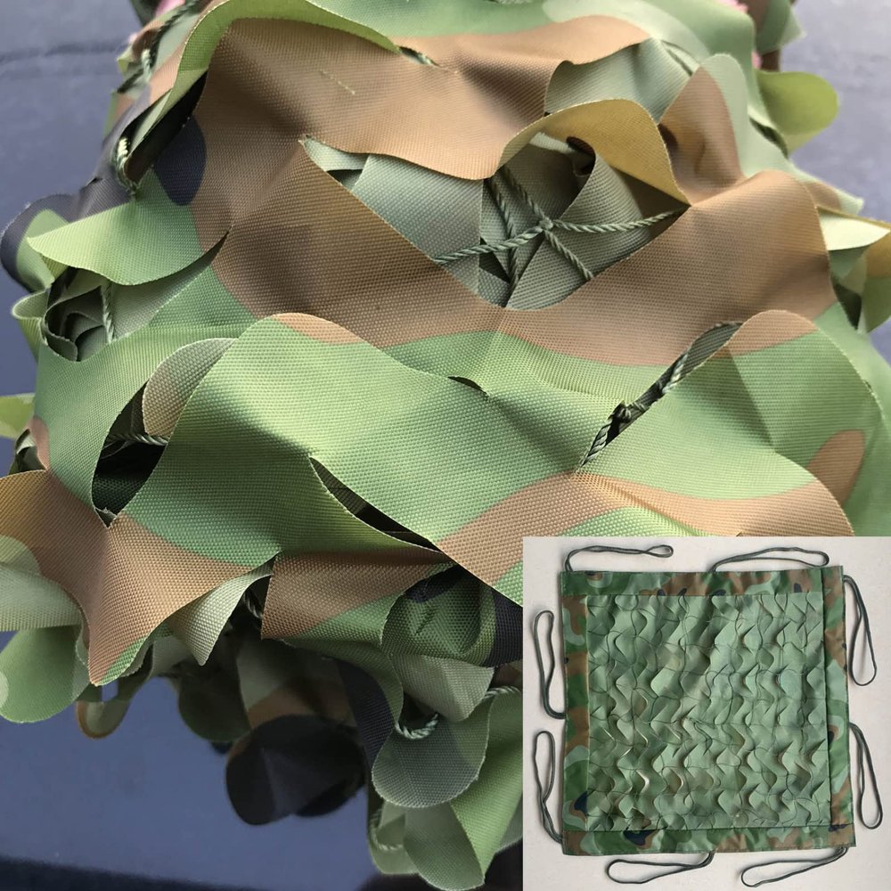 YHBZ Forest Camouflage Net,4mX3m Hunting Camo Net,Tear-Resistant Army Blinds Nets,for Camping,Outdoor Sun,Theme Party Decoration,Car Covers Camouflage Netting,2x5m(7 * 16ft)