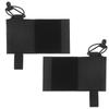 Cummerbund Side 5.56 Mag Holder Radio Pouch with Hook and Loop Tactical Magazine Expander Wing Holster for Chest Rig Vest 2 pcs BK view 1
