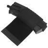 Cummerbund Side 5.56 Mag Holder Radio Pouch with Hook and Loop Tactical Magazine Expander Wing Holster for Chest Rig Vest 2 pcs BK view 2