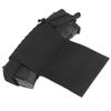 Cummerbund Side 5.56 Mag Holder Radio Pouch with Hook and Loop Tactical Magazine Expander Wing Holster for Chest Rig Vest 2 pcs BK view 3