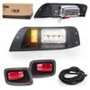 10L0L Golf Cart EZGO TXT Headlight Kit (12V) - Headlight and Tailight with Mail Wire Harness for EZGO TXT 1995-2013 Gas and Electric Golf Cart, Street Legal view 1