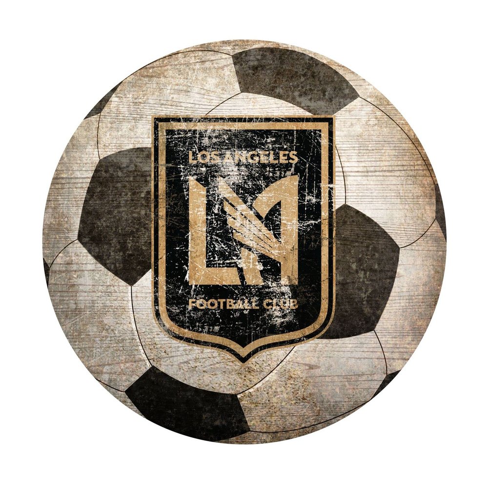 GameDay Novelties Los Angeles Football Club LAFC 12'' Soccer Ball Shaped Sign