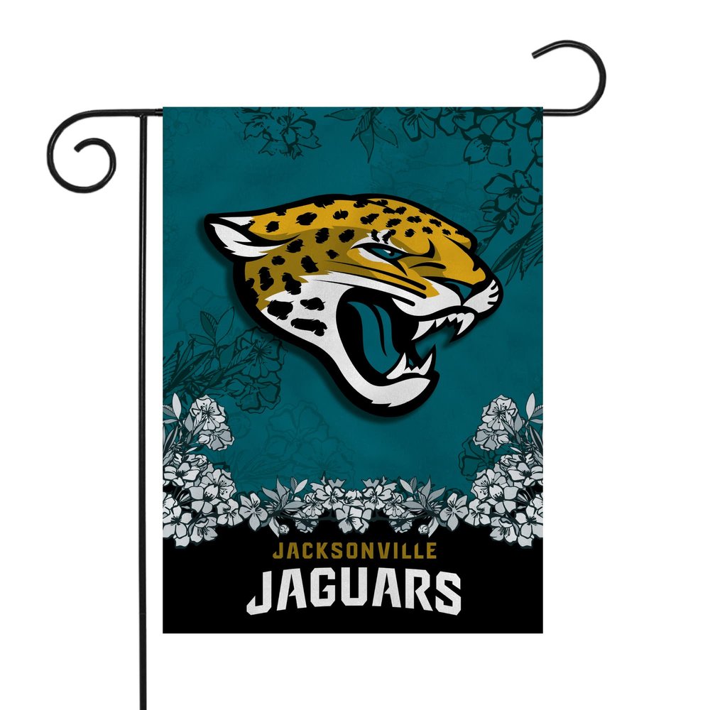 NFL Rico Industries Jacksonville Jaguars Primary 13" x 18" Double Sided Garden Flag