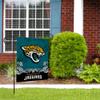 NFL Rico Industries Jacksonville Jaguars Primary 13" x 18" Double Sided Garden Flag view 2