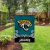 NFL Rico Industries Jacksonville Jaguars Primary 13" x 18" Double Sided Garden Flag view 3