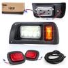 10L0L Club Car DS Headlight Kit - 12V Headlight and Tail Light Kit With Upgrade Harness with Turn Signal Brake Light and Horn Wire view 1