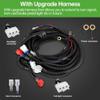 10L0L Club Car DS Headlight Kit - 12V Headlight and Tail Light Kit With Upgrade Harness with Turn Signal Brake Light and Horn Wire view 4