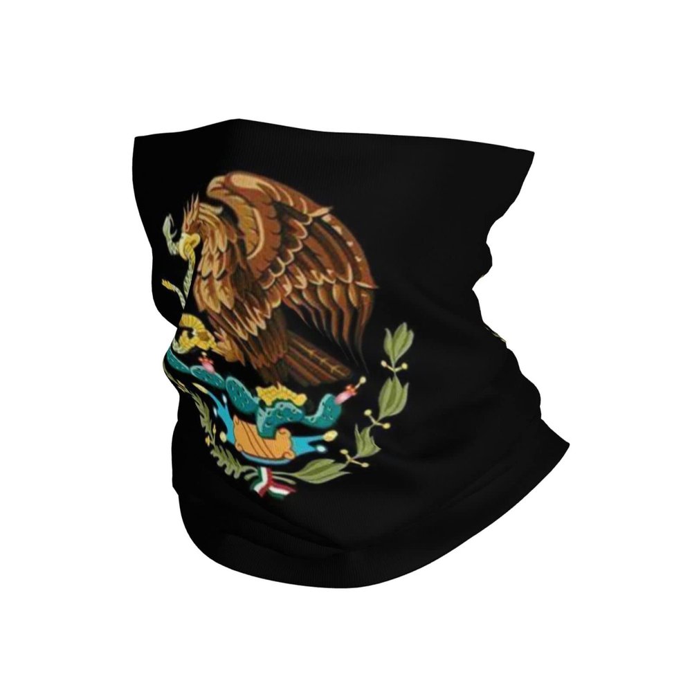 Mexico Logo Neck Gaiter Face Mask Reusable, Cloth Face Masks Bandana Balaclava Cover Scarf Shield Multicolor