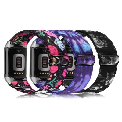 Wearlizer Elastic Band Compatible with Fitbit Charge 6/Charge 5 Bands Women