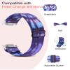 Wearlizer Elastic Band Compatible with Fitbit Charge 6/Charge 5 Bands Women view 2
