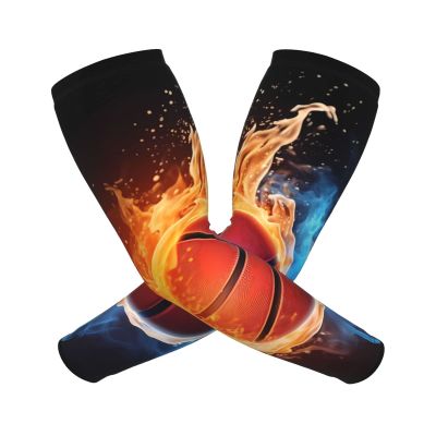 Basketball Cooling Arm Sleeves Cover UV Sun Protection for Women Golf Arm Sleeves 1 Pair