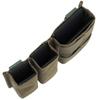 5.56 Mag Pouch Double 9mm MOLLE Magazine Pouch Set Tactical Placard with Quick Release Insert for Chest Rig Vest view 3