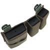 5.56 Mag Pouch Double 9mm MOLLE Magazine Pouch Set Tactical Placard with Quick Release Insert for Chest Rig Vest view 4