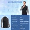 REALON Top Wetsuit Jacket for Men Women Youth Front Zip Thermal Swim Wet Suit 2mm 3mm Neoprene Long Sleeves Shirts for Surfing Diving Kayaking view 4