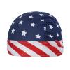 Skull Cap Pirate Hat Doo Rags Bandana Biker Cooling Under Helmet Head Wraps for Women Men Cycling USA Flag view 2