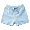 Kaerm Unisex Boys Girls Cotton Baby Shorts Running Shorts Summer Hot Pants Solid Color Athletic Shorts Blue 6-12 Months view 1