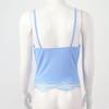 ACSUSS Lace Patchwork Crop Top Y2k E Girls Clothes Fairy Grunge Style Cropped Tees Cami Ribbed Knitted Tank Tops Blue #1 3XL view 4