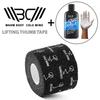 WARM BODY COLD MIND 3 Black Tape Rolls + Liquid Chalk 250 ml Bundle for Weightlifting, Powerlifting, Strength Deadlift Training view 1