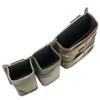 5.56 Mag Pouch Double 9mm MOLLE Magazine Pouch Set Tactical Placard with Quick Release Insert for Chest Rig Vest view 3