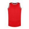 Blank Basketball Jersey Men's Mesh Athletic Sports Shirts Black Yellow White Blue Red S-3XL(Red,Medium view 2