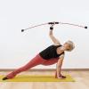 DYK&NX Detachable Fat Burning Elastic Bar, Elastic Fitness Bar for Vibration Training, Deep Muscles, Flexible, Fibreglass, 160 cm (Color : Red) view 4