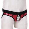 Lejafay Men's Athlelic Supporter Performance Jockstrap Underwear Sports Briefs Cut Out Y-Back Red A X-Large view 4