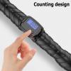 DYK&NX Exercise Swing Stick with Counting, High Frequency Training Bar Elastic Bar, High-Frequency Vibration Exercise Stick for Workout Weight Muscle Training Yoga Pilates (Color : Red) view 2