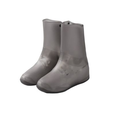 YXYECEIPENO Reusable Rain Boot Cover Foldable Rain/Snow Overshoe Non-Slip Wear-Resistant Sole Suitable for Women, Men, Children, Teenagers (Color : A, Size : Large)
