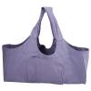 Lairun Yoga Mat Bag Large Capacity Yoga Bags and Carriers for Women with Side Pocket Canvas Light Durable Oversized Fits Mats Multipurpose Storage Bag for Diaper Bag Travel Bag(Purple) view 2