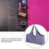 Lairun Yoga Mat Bag Large Capacity Yoga Bags and Carriers for Women with Side Pocket Canvas Light Durable Oversized Fits Mats Multipurpose Storage Bag for Diaper Bag Travel Bag(Purple) view 4