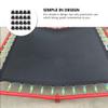 BESPORTBLE 20sets Metal Triangle for Trampolines of Replaceable Shaped Buckles Sturdy Webbing Parts for Secure Outdoor Use High Strength Design for Enhanced Jumping Safety view 4