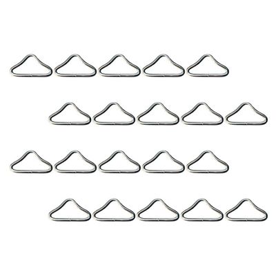 BESPORTBLE 22pcs Trampoline Triangle Buckles Replacement Metal Triangle Buckles for Trampoline Supplies Sturdy Design for Enhanced Jumping Power and Accessories