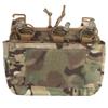 G-Hook DOPE Front Flap Double Stack Abdominal Fanny Pack Triple Magazine Insert Pouch for Tactical Chest Rig Vest Cp view 1