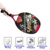Beach Tennis Racket, Carbon Fiber Sand Grit Surface,EVA Memory Foam Core,Lightweight Foam Padded Racquet Cover.(Racket+Beautiful Racquet Bag) view 3