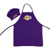 Pro Specialties Group Los Angeles Lakers Chef Hat/Apron Set - purple view 1