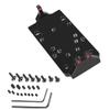 GOTICAL Mount Red Dot Mounting Platform Glok Plate Base Mount Compatible - (Black with Red Dots) view 1