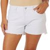 Royalty by YMI Women's Hi-Lo Fray Hem Short, K846 White view 1