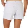 Royalty by YMI Women's Hi-Lo Fray Hem Short, K846 White view 2