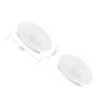 2 Pair Replacement Nosepieces Nose Pads for Von Zipper MayfieldOakley Whisker/WireTap/Half Wire 2.0/Crosshair 2.0 OO4044/Crosshair 1.0/Plaintiff Squared OO4063 - Oversized view 2