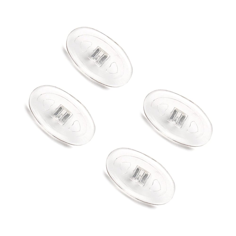 2 Pair Replacement Nosepieces Nose Pads for SPY OPTIC WhistlerOakley Whisker/WireTap/Half Wire 2.0/Crosshair 2.0 OO4044/Crosshair 1.0/Plaintiff Squared OO4063 - Standard