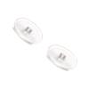 2 Pair Replacement Nosepieces Nose Pads for SPY OPTIC WhistlerOakley Whisker/WireTap/Half Wire 2.0/Crosshair 2.0 OO4044/Crosshair 1.0/Plaintiff Squared OO4063 - Standard view 2