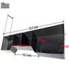 Golf Cart Front Inner Dash Storage Basket and Rack for EZGO TXT and RXV, Heavy Steel Golf Cart Mesh Basket view 2