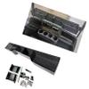 Golf Cart Front Inner Dash Storage Basket and Rack for EZGO TXT and RXV, Heavy Steel Golf Cart Mesh Basket view 3