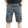 Maiyifu-GJ Men's Slim Fit Cotton Casual Cargo Shorts Lightweight Multi Pocket Shorts Outdoor Tactical Hiking Short Pants (Grey 1,44) view 1